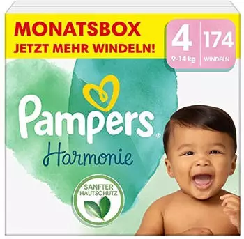 Pampers Harmonie Gr. 4 (9-14 kg) 174 St.