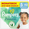 Pampers Harmonie Gr.5 Junior 11+ kg Windeln, 152 Stück, Monatsbox