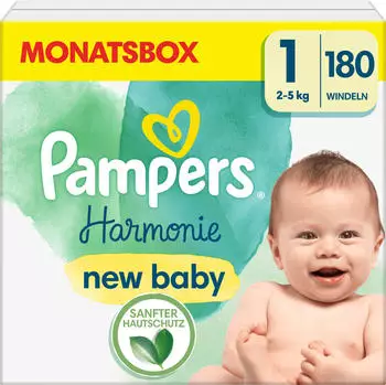 Pampers Harmonie Gr. 1 (2-5 kg) 180 St.