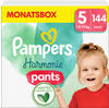 Pampers Harmonie Pants Gr.5 Junior 12-17kg Windeln, 144 Stück, Monatsbox