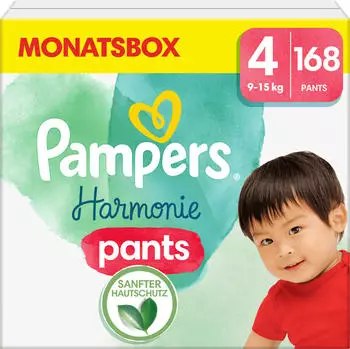 Pampers Harmonie Pants Gr. 4 (9-15kg) 168 St.