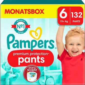 Pampers Premium Protection Pants Gr. 6 (15+ kg) 132 St.