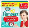 Pampers Premium Protection Pants, Gr. 7, 17kg+, Monatsbox (1x 123 Pants)