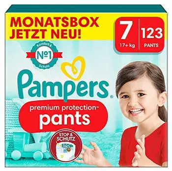Pampers Premium Protection Pants Gr. 7 (17+kg) 123 St.