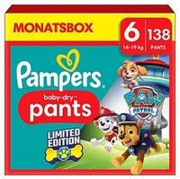 Pampers Baby Dry Pants Gr.6 Extra Large 13-19kg Monatsbox Paw Patrol