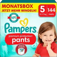 Pampers Baby Windeln Pants Gr&ouml;&szlig;e 5 (12-17kg) Premium Protection 144 St
