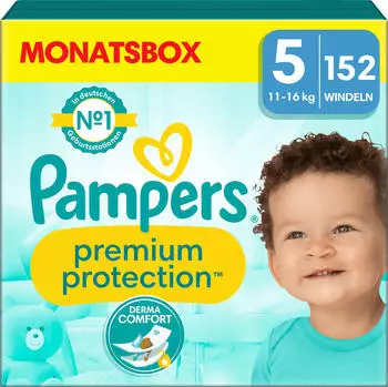 Pampers Premium Protection Gr. 5 (11-23 kg) 152 St.