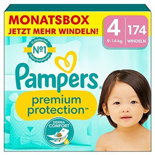 Pampers Premium Protection Gr. 4 (9-14 kg) 174 St.