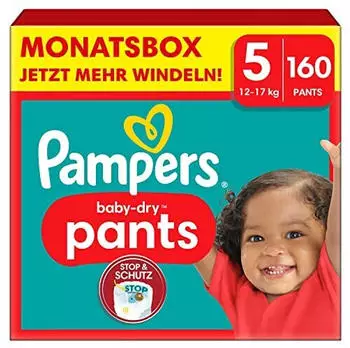 Pampers Baby Dry Pants Gr. 5 (12-17 kg) 160 St.