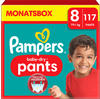 Pampers Baby Dry Pants Gr.8 Extra Large 17+kg Windeln, 117 Stück, Monatsbox
