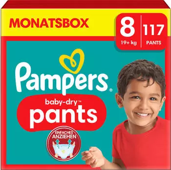Pampers Baby Dry Pants Gr. 8 (+19kg) 117 St.