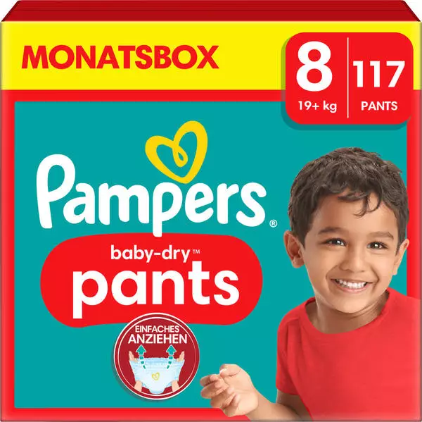 Pampers Baby Dry Pants Gr. 8 (+19kg) 117 St.