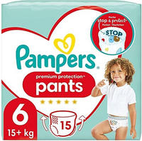 Pampers Premium Protection Pants Gr&ouml;&szlig;e 6, 15 Windeln, 15kg+ (15 Stk)