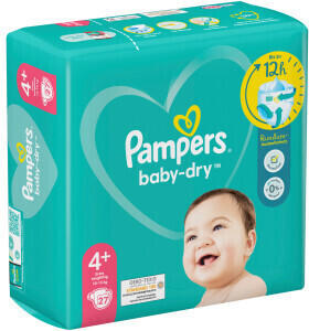 Pampers Baby Dry Gr. 4+ (10-15 kg) 27 St.