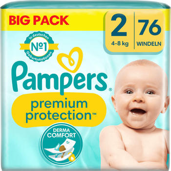Pampers Premium Protection New Baby Gr. 2 (4-8 kg) 76 St.