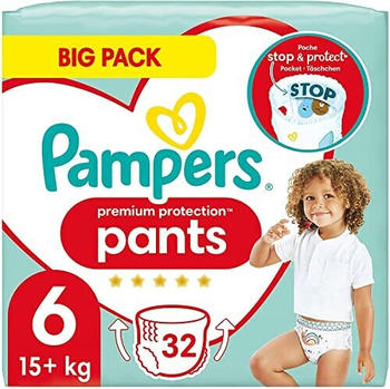 Pampers Premium Protection Pants Gr. 6 (15+ kg) 32 St.