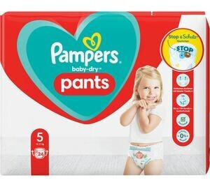 Pampers Baby Dry Pants Gr. 5 (12-17 kg) 24 St.