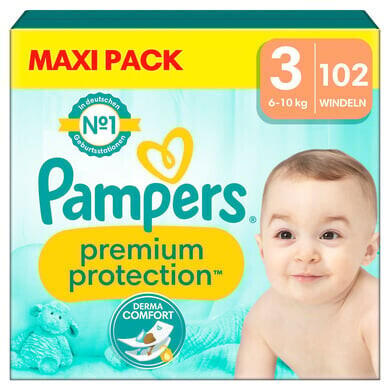 Pampers Premium Protection Gr. 3 (6-10 kg) 102 St.