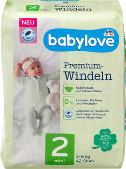 Babylove Größe 2 Premium Windeln (3-6kg) 42 St.