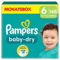 Pampers Windeln Gr&ouml;&szlig;e 6 (13-18kg) Baby-Dry 148 St