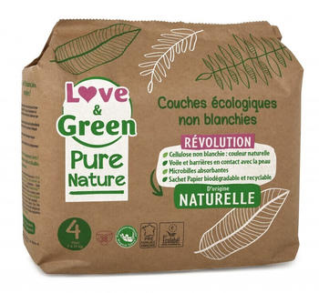 Love & Green Pure Nature Ecological Nappies Size 4