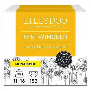 Lillydoo Windeln Gr. 5 (11-16 kg) 152 St.