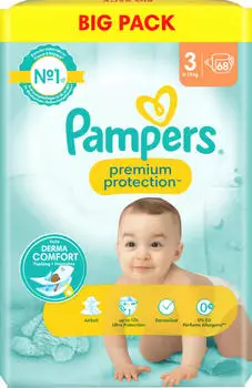 Pampers Premium Protection Gr. 3 (6-10 kg) 68 St.