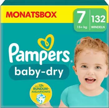 Pampers Baby Dry Gr. 7 (15+ kg) 132 St.