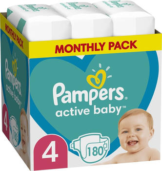 Pampers Active Baby Gr. 4 (9-14 kg) 180 St.