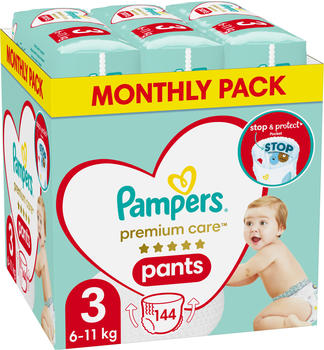 Pampers Premium Care Pants Gr. 3 (6-11kg) 144 St.