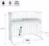 Babybay Boxspring XXL weiß lackiert