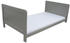 Micoland Kinderbett/Juniorbett/Beistellbett 140x70 cm 3in1 mit Matratze grau