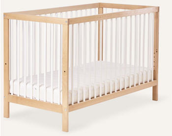 Ehrenkind Babybett Pur 120x60cm natur-wei&szlig;
