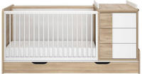 Galipette Bettanlage "Sasha" 5 Stk. tlg. bestehend aus Bett, Regal, Kommode,