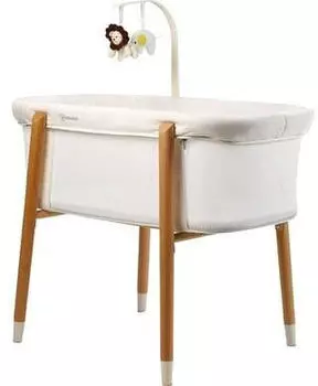 babyGO Beistellbett Sleepgood wei&szlig; mesh