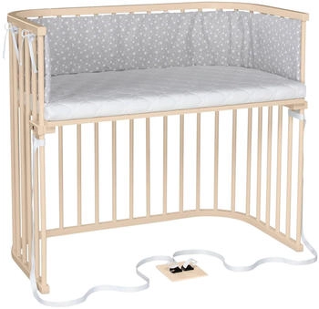 Babybay Beistellbett Boxspring XXL beige lackiert