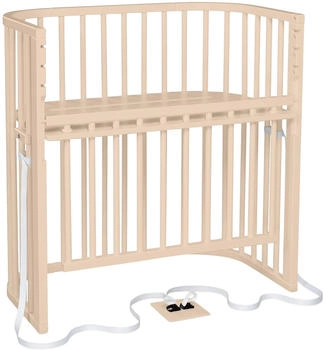 Babybay Beistellbett Boxspring Comfort Plus 89x51 cm beige lackiert