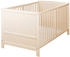 Roba Kinderbett Easy Sleep 70 x 140 cm - Höhenverstellbar mit Umbauecken - Holz natur (0194NA)