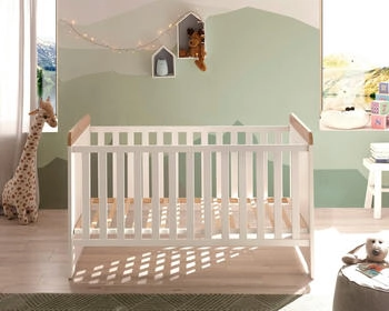 Begabino Babybett Jasmin wei&szlig; (22-845-U3)