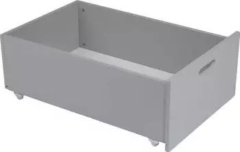 Waldin Schublade für 7in1 Babybett, Grau, Grau