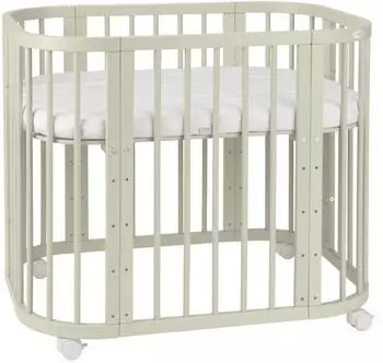 Waldin 5-in-1 Babybett mit Oliwka-Matratze