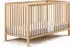 Kids Collective Babybett Gitterbett 70x140 cm mit Matratze höhenverstellbarer Lattenrost & herausnehmbare Sprossen stabiles Buchenholz natur