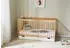 Kids Collective Babybett Gitterbett höhenverstellbar & herausnehmbare Sprossen Buchenholz mit Schublade natur 70x140 cm