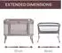 Chicco Bedside Cot Next2Me Forever Rice