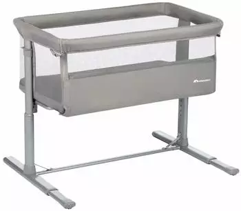 Bebeconfort Zina Beistellbett Faltbar, 5 H&ouml;hen, 0-6 Monate, Mineral Grey (2185085210)