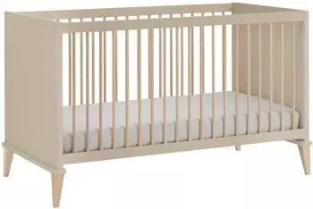Paidi Jonte Babybett 70x140cm, umbaubar, Holz teilmassiv, Cashmere-Beige
