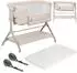 Lionelo Leonie Plus Kinderbett 3in1 Beistellbett Wiege, Beige (LO-LEONIE PLUS BEIGE SAND)