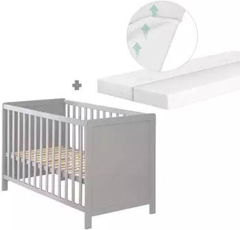 Roba Beistellbett mit Lattenrost & Matratze, 5 Schlupfsprossen