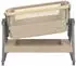 KIKKABOO Nanna 2 Beistellbett mit Matratze, Moskitonetz und Räder, beige (31003020107)