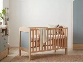 Arthur Berndt Roofy Babybett mitwachsend, salbeigrün/eichefarben (800001184586)